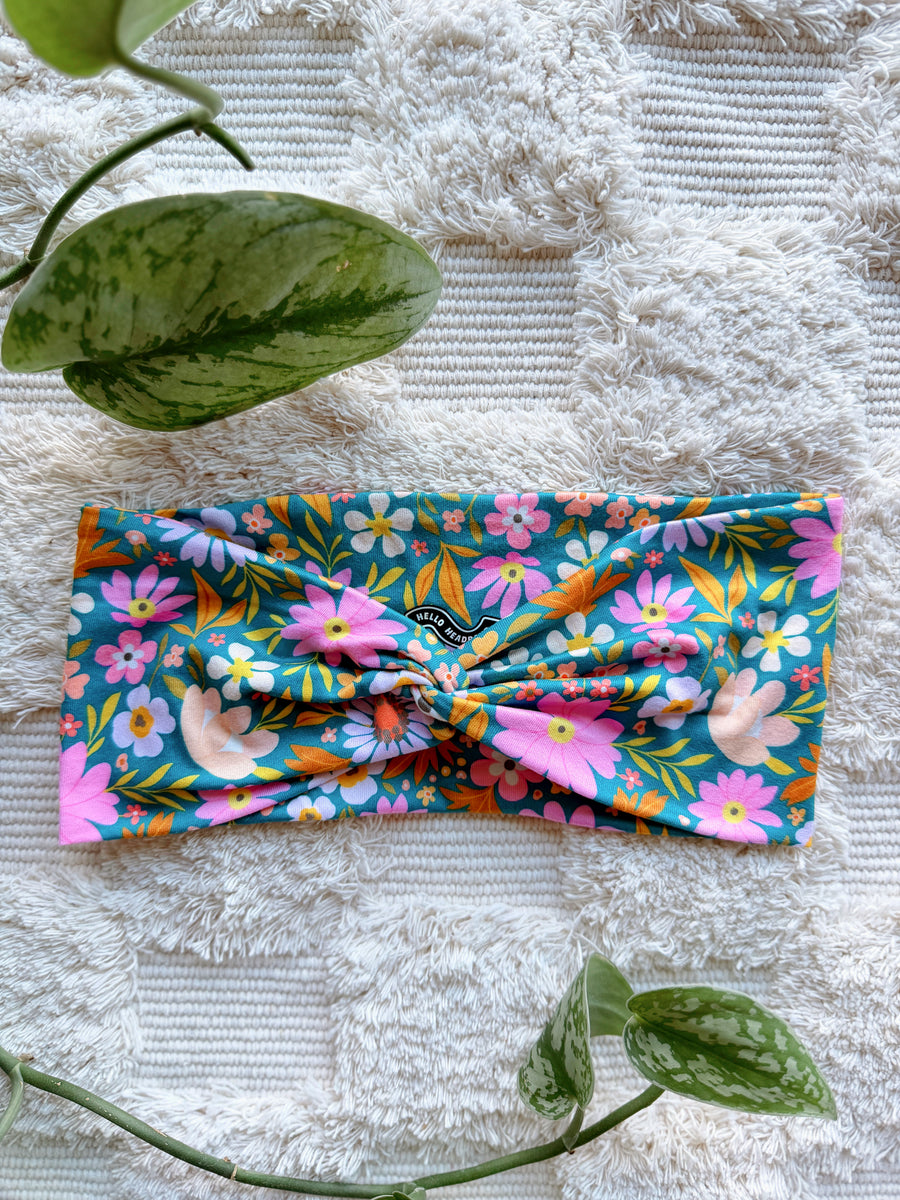 NWT GYMBOREE DRESSED UP SHOP PINK FLORAL HEADBAND NWT GYMBOREE DRESSED UP SHOP PINK FLORAL HEADBAND