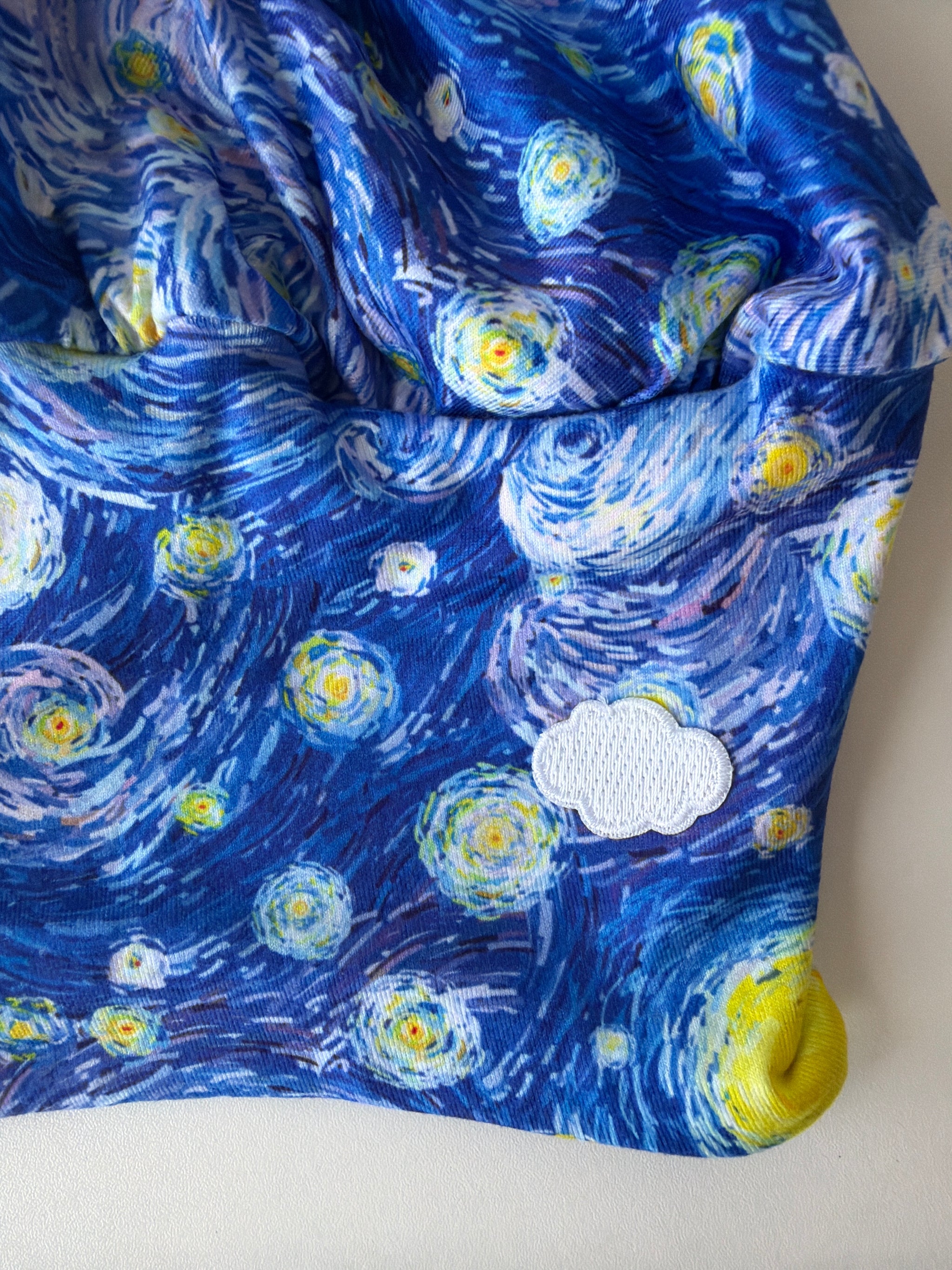 Van Gogh Starry Night Scrub Cap For Long Hair Scrub Cap- Van Gogh – OR world main image 3